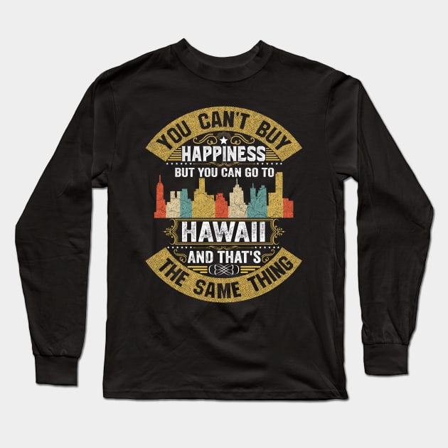 Hawaii State Flag I Love Hawaii Strong Native Hawaii Home Map Long Sleeve T-Shirt by BestSellerDesign